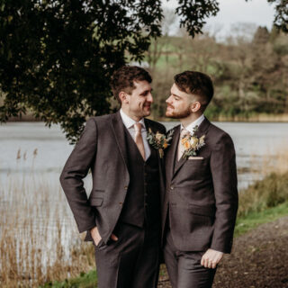 Same sex wedding - The grooms - When Charlie Met Hannah